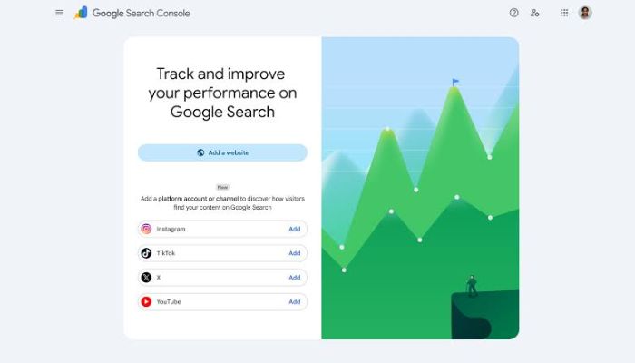 Platform Properties for Search Console